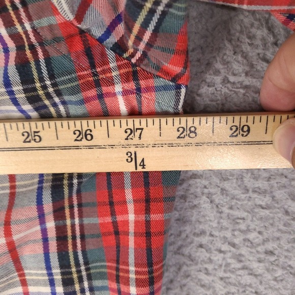 Vintage Ralph Lauren Shirt Mens Large Plaid Button Down Golf Embroidery Pocket‎ - Picture 13 of 16